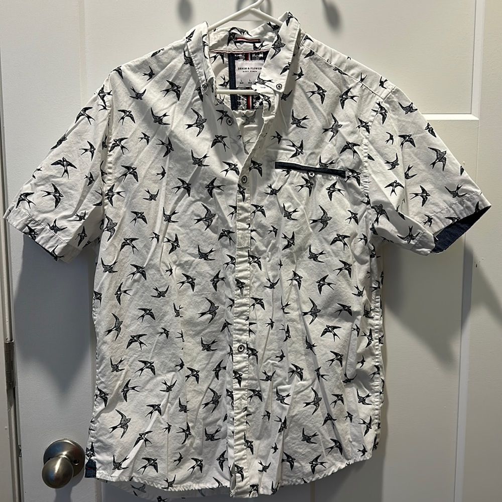Denim & Flower - men’s button up